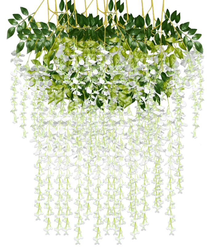 40" WISTERIA IVORY | 12-Stems per Pack