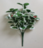 GREEN/WHITE HOLLY BERRY BUSH 21LVS [Bun]