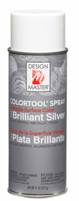 SPRAY DYE BRILLIANT SILVER | 12-Oz. per CAN / 4-CAN per Case