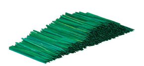4" UNWIRED GREEN STICKS | 1000-Piece per Pack / 10-Pack per Case
