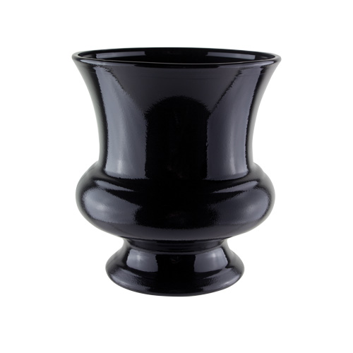 9 1/2" DESIGNER URN - BLACK | 6-Piece per Pack