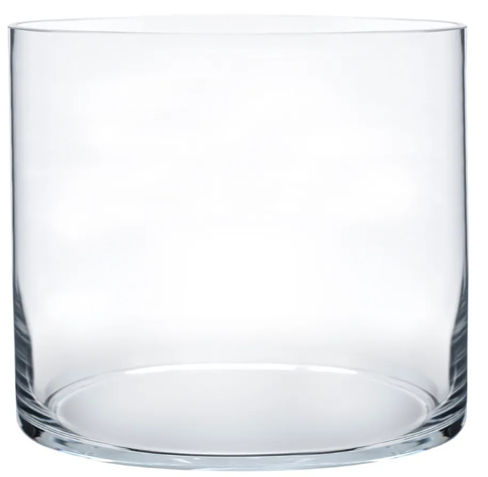 8" X 14" CLEAR CYLINDER | 4-Piece per Pack