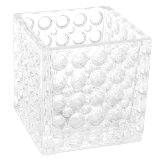 5X5 DIMPLE CLEAR CUBE | 12-Piece per Pack