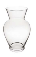 5" X 11" CLEAR CLASSIC GARDEN VASE | 6-Piece Per Pack