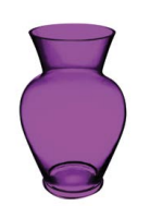 5" X 11" PURPLE CLASSIC GARDEN VASE | 6-Piece Per Pack