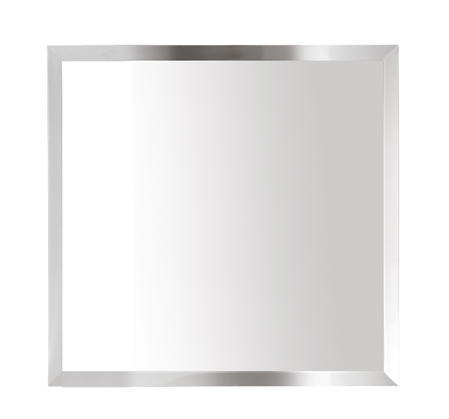 12" SQUARE MIRROR GLASS CANDLE PLATE | 18-Piece per Pack