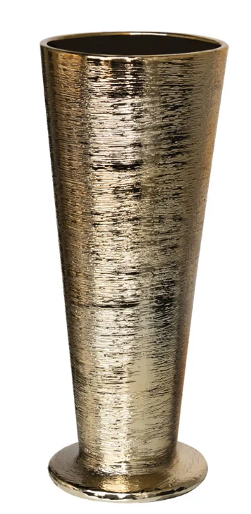 5" X 5" X 12" GOLD ETCH PILSNER VASE | 12-Piece per Pack