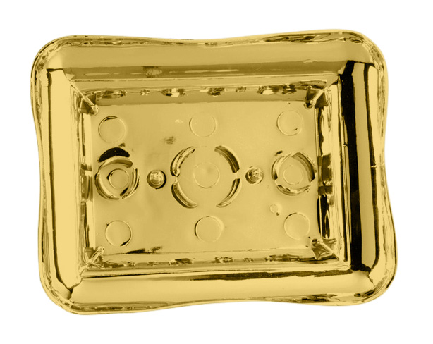 GOLD RECTANGLE DIAS DISH | 24-Piece per Pack