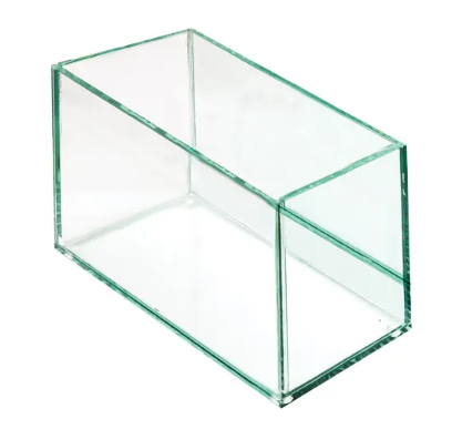 8LX4WX4H RECTANGLE GLASS VASE CLEAR | 12-Piece per Pack