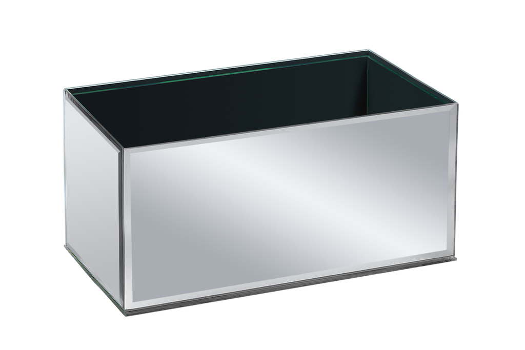 RECTANGLE MIRROR VASE 6X6X12 | 6-Piece per Pack