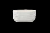 CERAMIC LOW OVAL LATTICE DESIGN 10X4X5 | 4-Piece per Pack