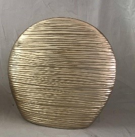 12" CERAMIC ROUND GOLD | 4-Piece per Pack