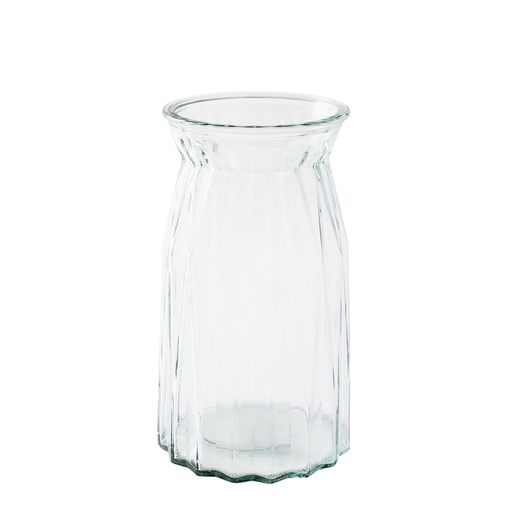 4.5" X 7.9" CLEAR GLASS VASE | 12-Piece per Pack