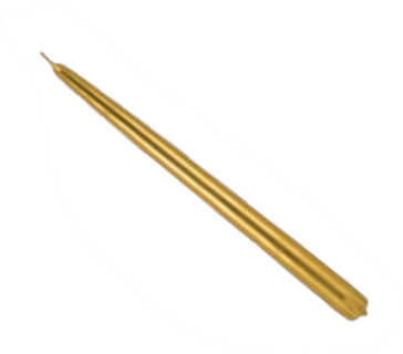 12" CANDLES GOLD | 12-Piece per Pack