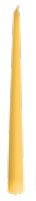 12" CANDLES YELLOW | 12-Piece per Pack