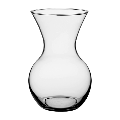 10" CLEAR TWO DOZEN ROSE VASE | 6-Piece per Pack