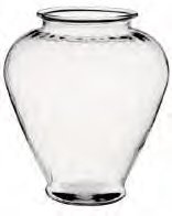 10 3/4" GINGER VASE - CRYSTAL | 4-Piece per Pack