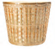 10" HARD WICKER POT COVER - NATURAL | 12-Piece per Pack / 4-Pack per Case