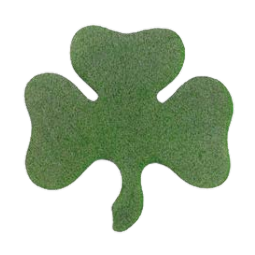 24" GREEN REINFORCED SHAMROCK | 1-Piece per Pack / 16-Pack per Case