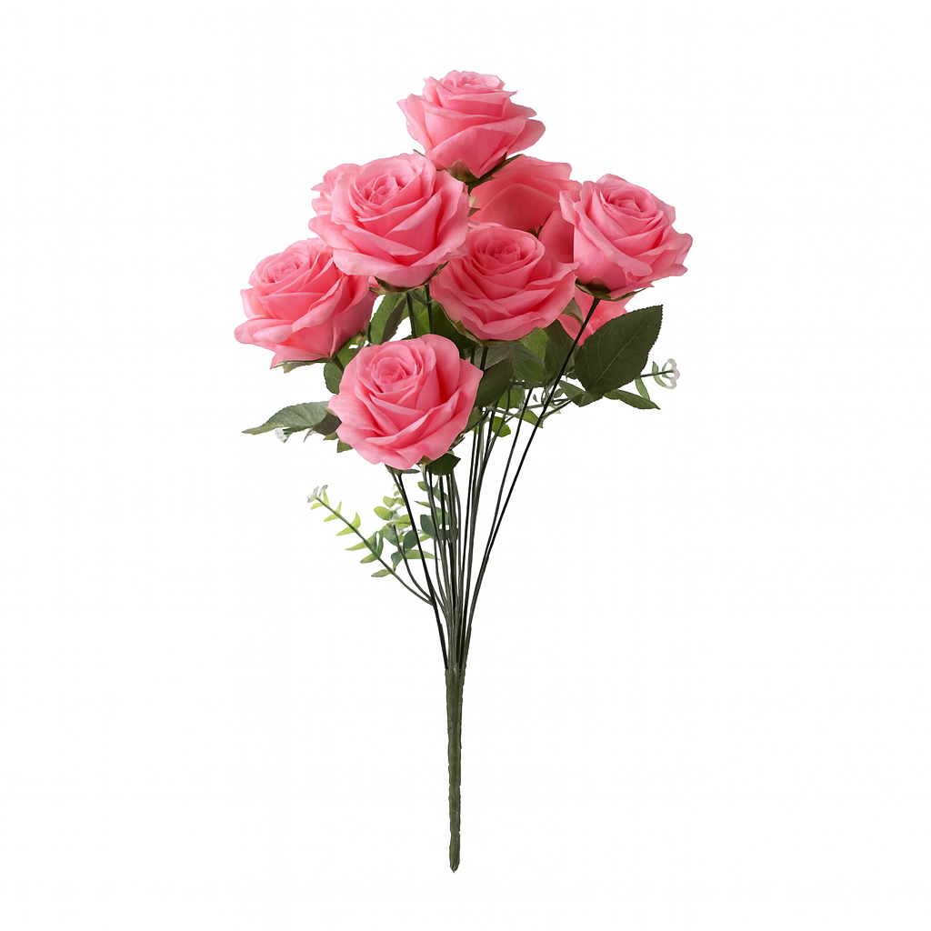PINK ROSE BUNCH BOUQUET | 12-Heads per Pack