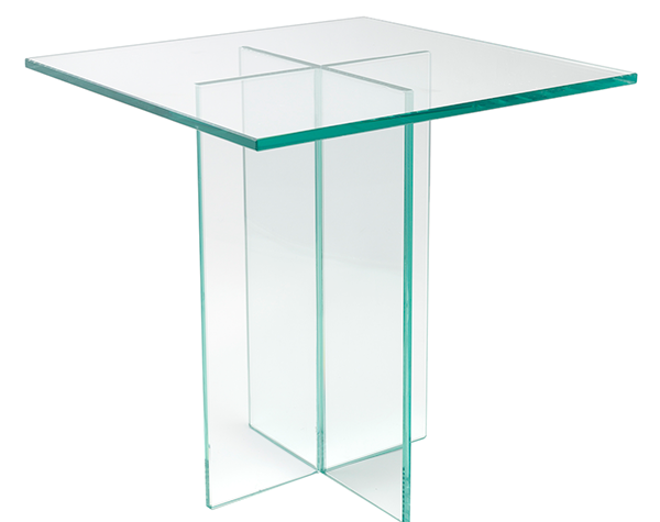 12X12X12" TALL GLASS PLATE STAND | 1-Piece per Pack
