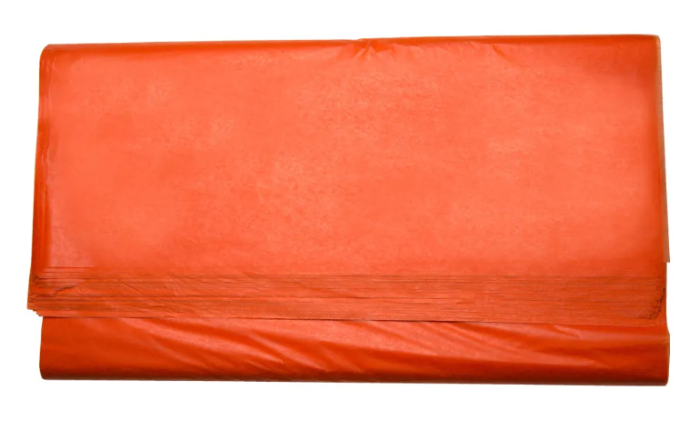 WAX TISSUE ORANGE 24X36 | 400-SHEETS per Pack / 5-Pack per Case