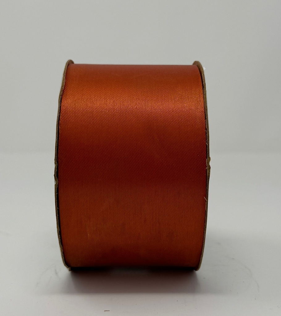 2&3/4" SATIN RIBBON RUST | 50-Yards per Roll