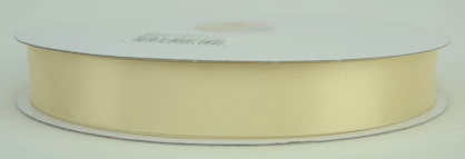 1" SATIN RIBBON IVORY | 100-Yards per Roll