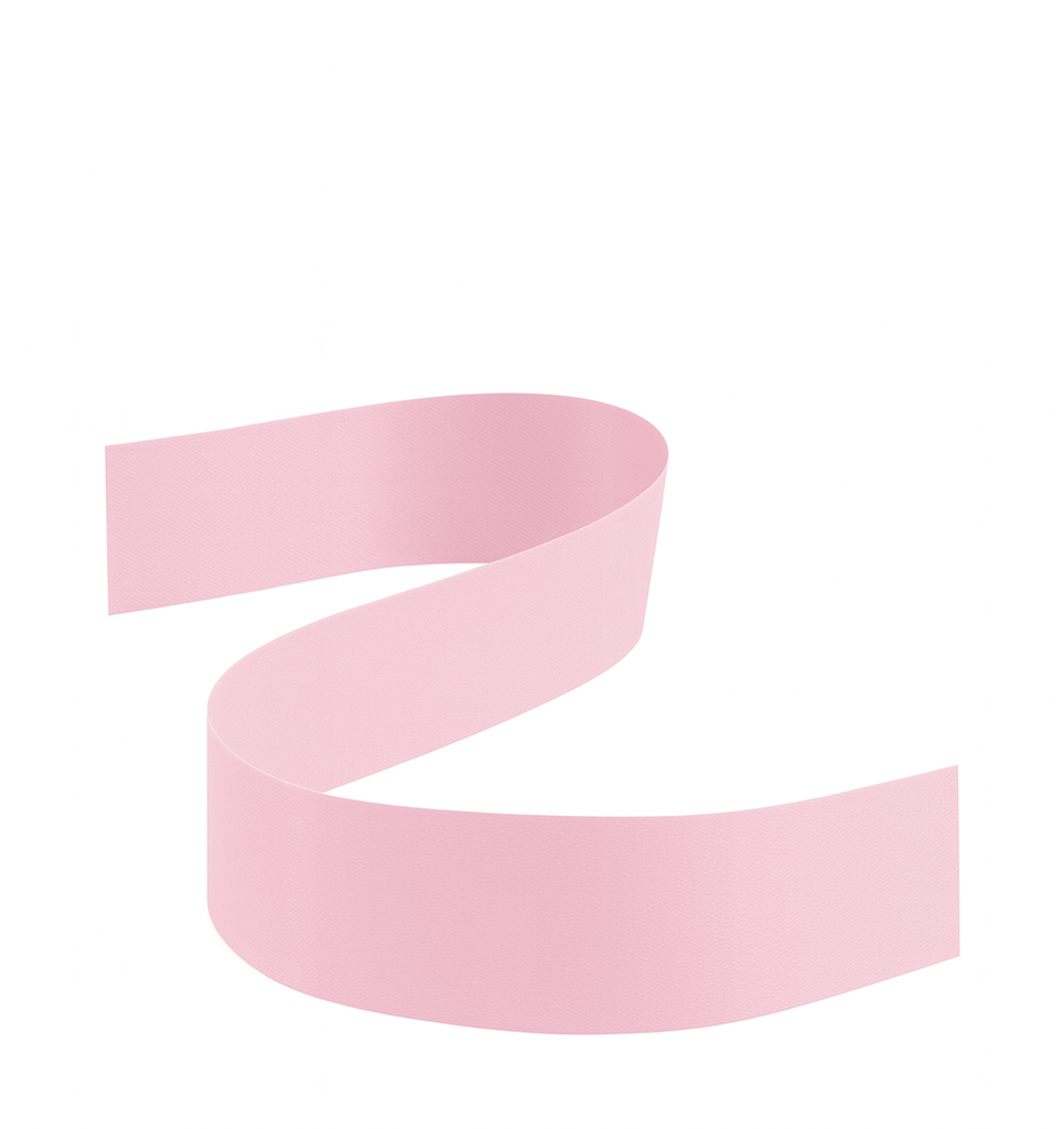 1 1/2" PINK DOUBLE FACED SATIN RIBBON | 50-Yards Per Roll / 12-Rolls Per Case