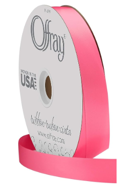 1&1/2" SATIN RIBBON HOT PINK | 100-Yards per Roll