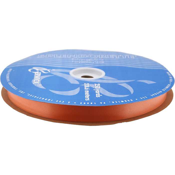 1&1/2" SATIN RIBBON ORANGE | 100-Yards per Roll
