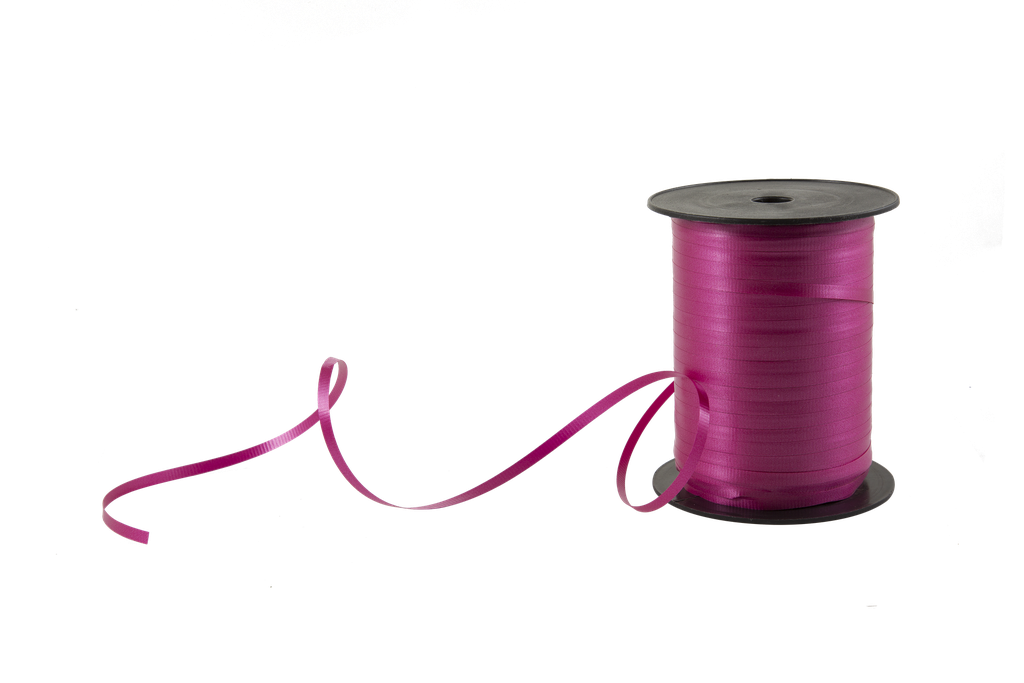3/16" CURLING RIBBON FUSCIA | 500-Yards per ROLL