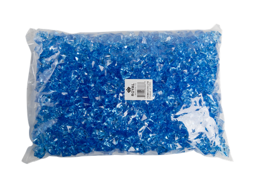[ACR3-LBL] ACRYLIC COLOR ROCKS LIGHT BLUE | 3-Pounds per BAG / 4-BAG per Case