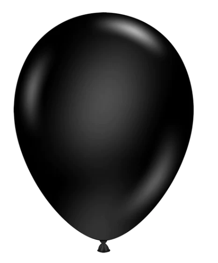 [BX-BK] LATEX BALLOON BLACK | 100-Piece per BAG