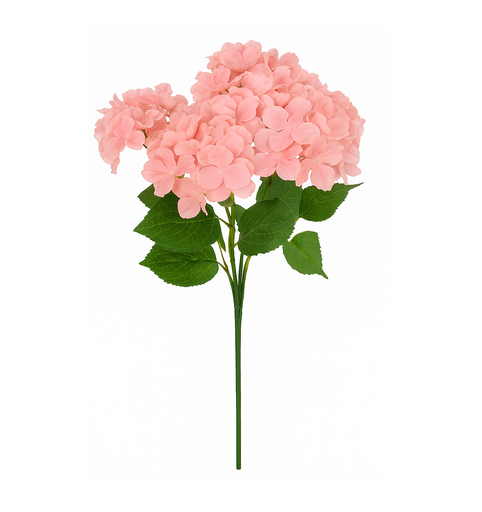 [BHYD-PK] SILK HYDRANGEA PINK | 5-Heads per Bunch / 24-Bunch per Case