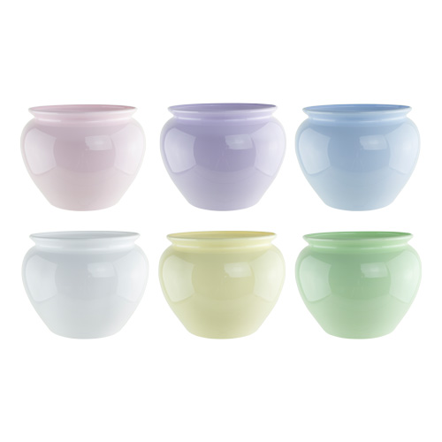 [31-24-406] 4 1/2" JARDINIERE - SEASIDE PASTEL | 24-Piece per Pack