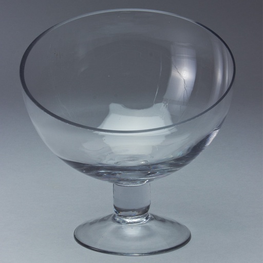 [90-0273] GLASS PEDESTAL BOWL 9" | 6-Piece per Pack