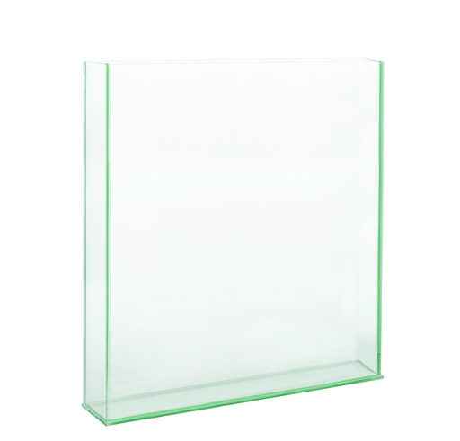 [AMZPG3812-CL] 8LX3WX12H TALL RECTANGLE GLASS VASE CLEAR | 6-Piece Per Box