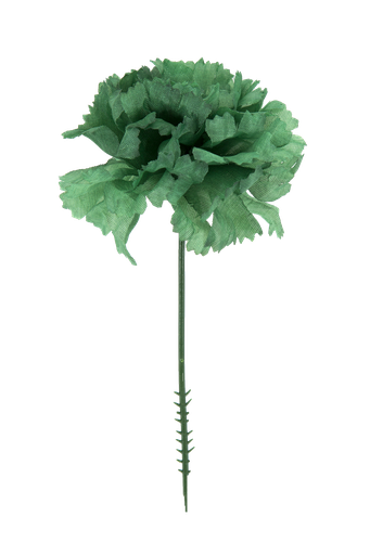 [CARN-GR] 3 1/2" GREEN CARNATION | 100-Piece Per Pack / 10-Pack per Case