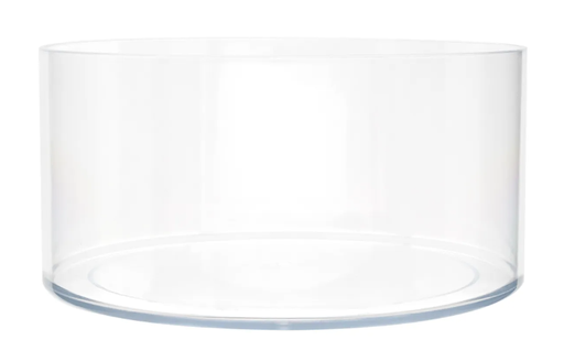 [CYL804] 8" X 4"  LOW CLEAR CYLINDER | 8-Piece per Pack