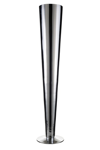 [SLV-28] 28" X 5" SILVER PILSNER VASE | 6-Piece per Pack