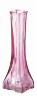 [B230PK] 8.5H X 1.75 BUD VASE PINK | 48-Piece per Pack