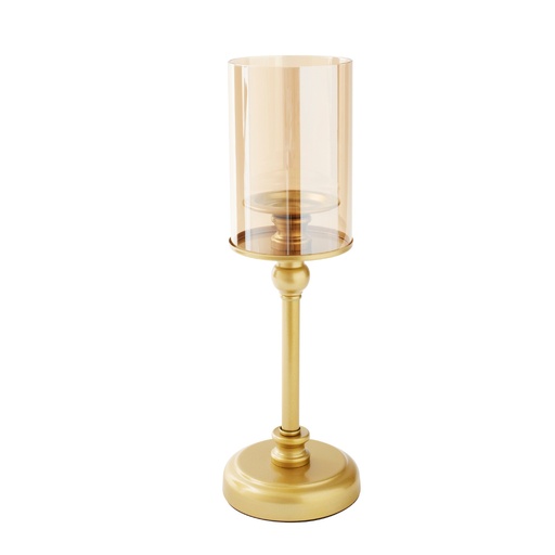 [CST-301-GD] 12,14,16" SET OF 3 GOLD CANDLE HOLDERS | 1 SET PER BOX