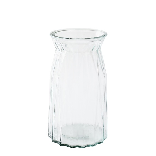 [MM74-C] 4.5" X 7.9" CLEAR GLASS VASE | 12-Piece per Pack