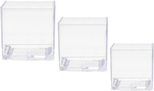[PL456] 4", 5", 6" CLEAR PLASTIC CUBES, SET OF 3 | 3-Piece per SET / 12-SET per Case