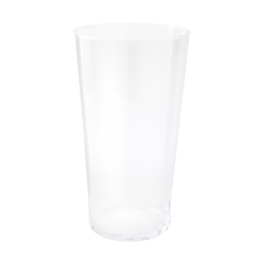 [V1735] 5" X 10" CLEAR TAPERED VASE | 4-Piece per Pack