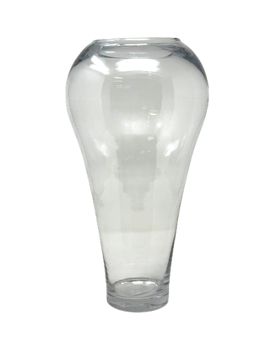 [V415] 4.5" X 16" CLEAR ROUNDED TOP TAPERED VASE  | 6-Piece per Pack