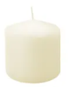 [3X3PILL-IV] 3" X 3" IVORY PILLAR CANDLES | 12-Piece per Pack