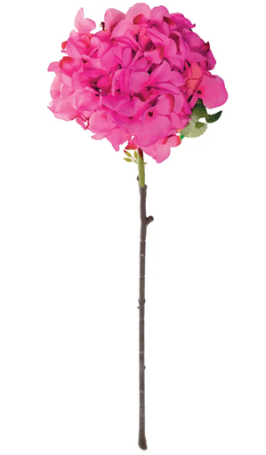 [SHYD-FUS] 28" HYDRANGEAS FUCHSIA SINGLE STEM | 12-Piece per Pack
