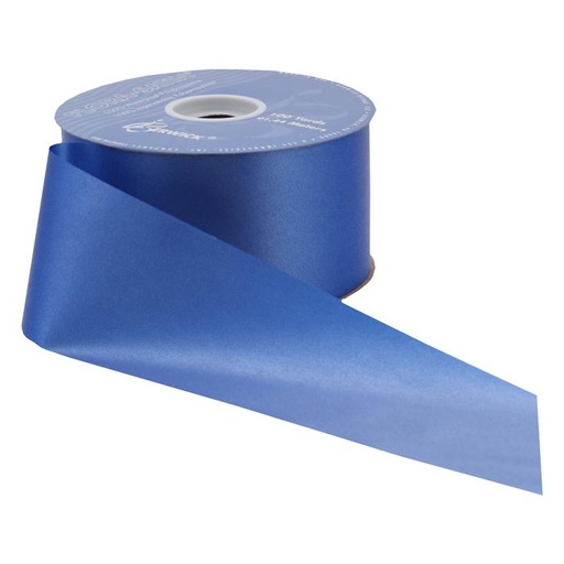 [40PO-ROYAL] 2&3/4" POLY SATIN ROYAL BLUE RIBBON | 100-Yards per ROLL